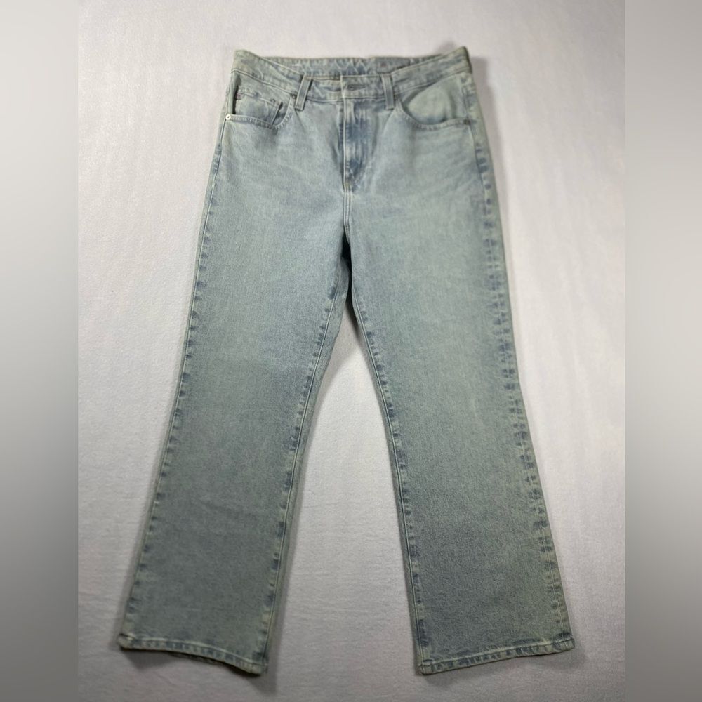 AG Adriano Goldschmied Kinsley Contour 360 Jeans Size 30 Stone Wash Gray EUC
